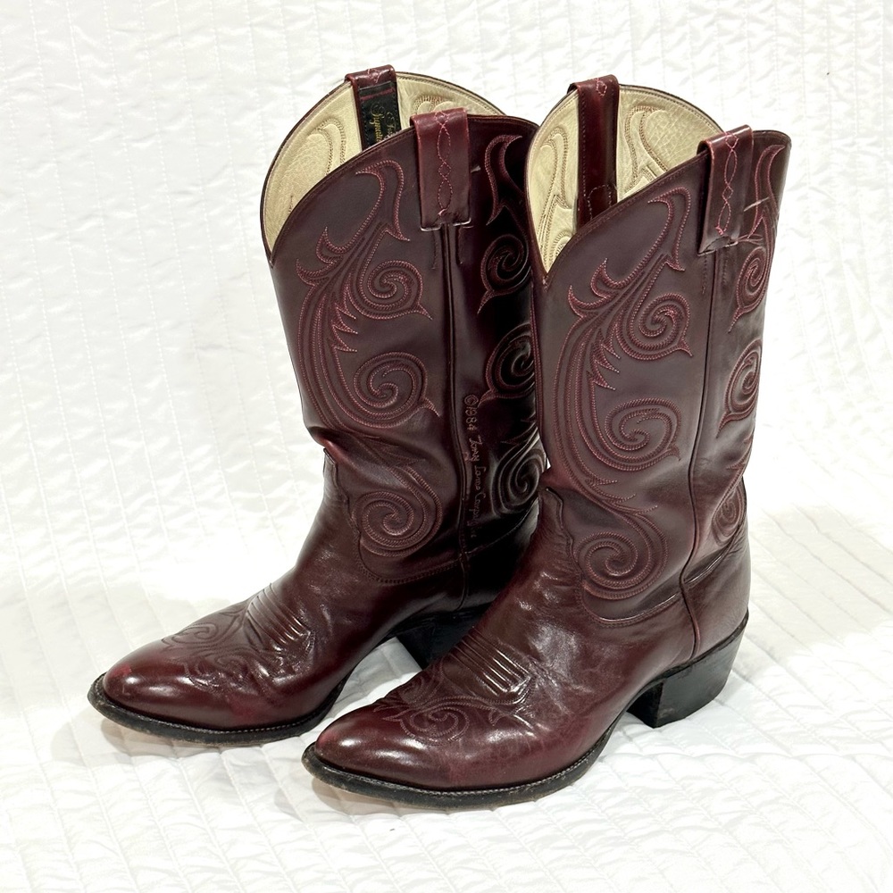 Men’s Tony Lama Western Cowboy Boots. Size 10D
